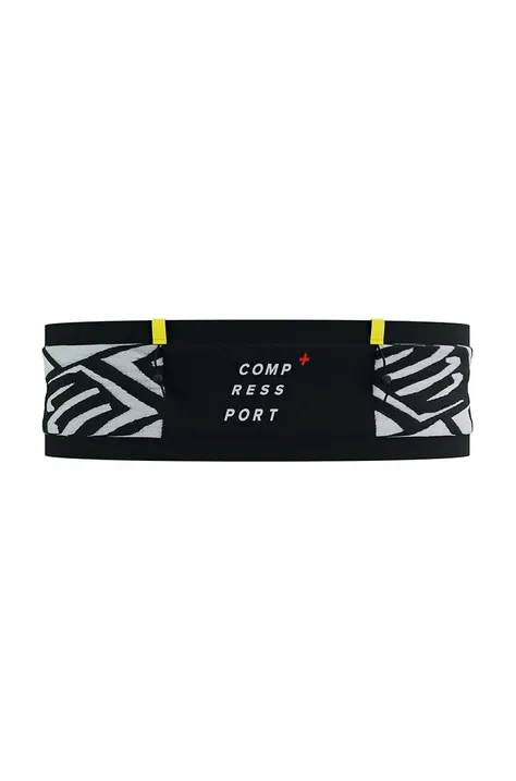 Compressport pas biegowy Free Belt Pro kolor czarny CU00011B