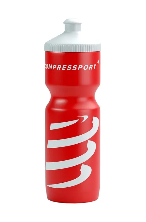 Fľaša Compressport Cycling Bottle 750 ml červená farba, CU00101B