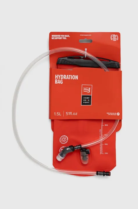 Μπουκάλι Compressport Hydration Bag χρώμα: κόκκινο, XBPU3813