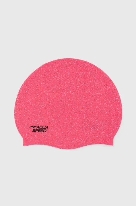 Шапочка для плавания Aqua Speed Reco цвет розовый