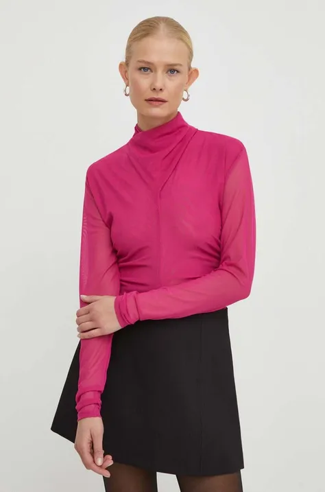 Блузка Gestuz женская цвет розовый однотонная