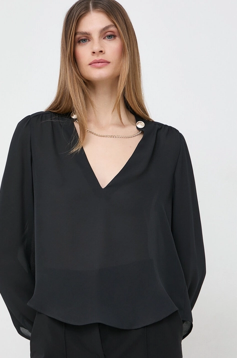 Bluza Marciano Guess za žene, boja: crna, bez uzorka