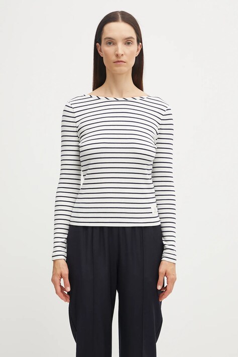 Barbour camicia a maniche lunghe donna colore bianco