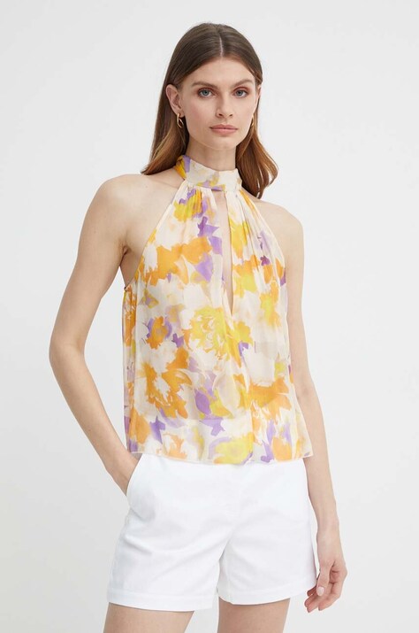 Patrizia Pepe bluza femei, culoarea portocaliu, modelator, 2C1548 A426
