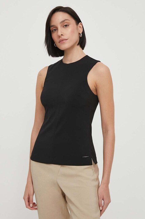 Блуза Calvin Klein в черно с изчистен дизайн K20K206652