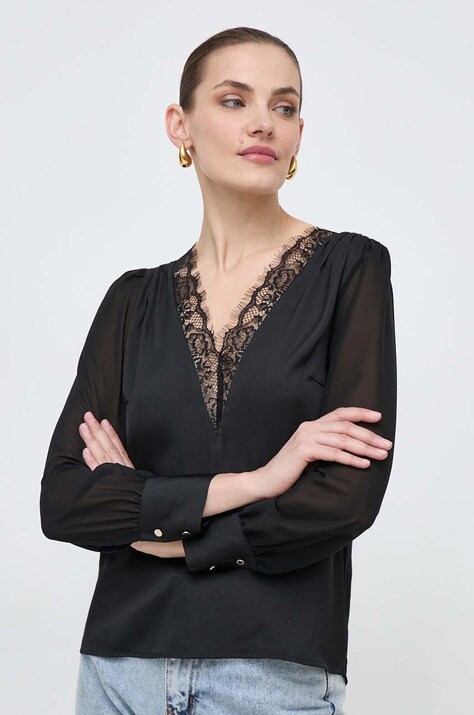 Блуза Morgan OSERA в зелено с апликация PL581396