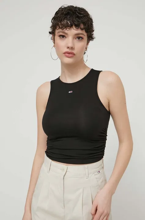 Tommy Jeans top colore nero