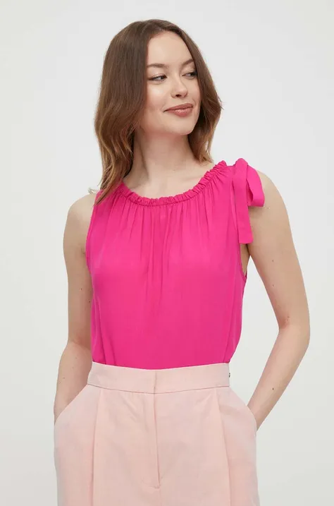 Блузка Artigli жіноча колір рожевий однотонна