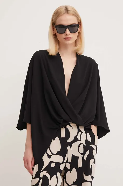 Блуза Joseph Ribkoff в черно с изчистен дизайн 241218