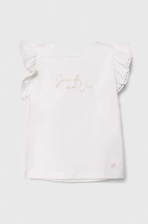 Bluza za bebe zippy boja: bijela, bez uzorka