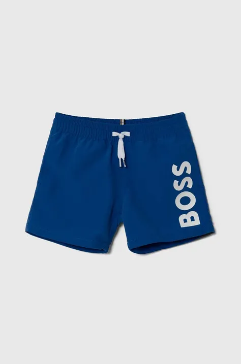 BOSS shorts nuoto bambini colore blu