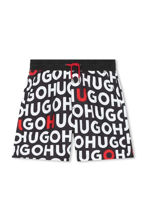 Детские шорты для плавания HUGO цвет чёрный