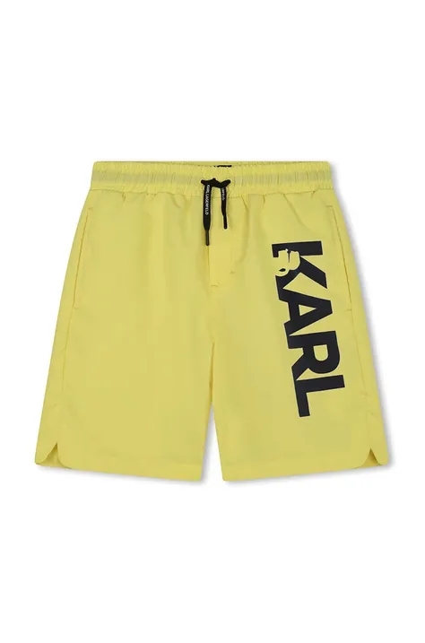 Дитячі шорти для плавання Karl Lagerfeld колір жовтий