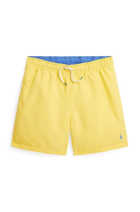 Plavkové šortky Polo Ralph Lauren žltá farba