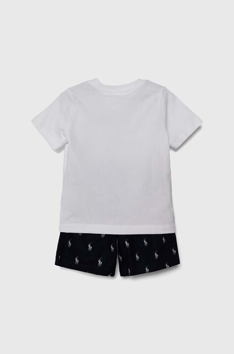 Дитяча бавовняна піжама Polo Ralph Lauren — SS24-BIB054, темно-синій — фото 2