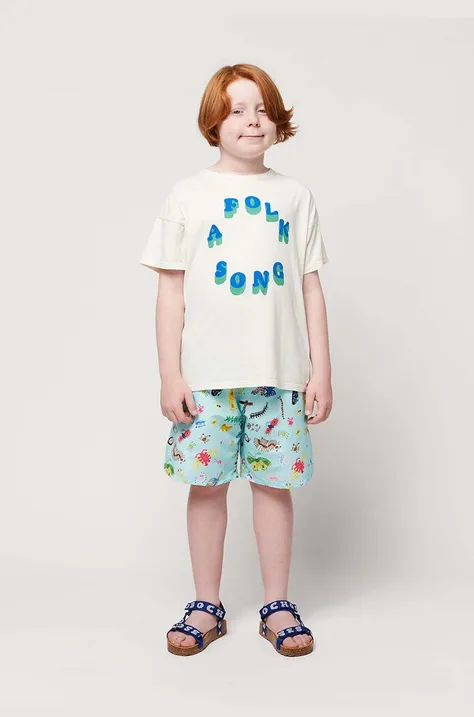 Detské plavkové šortky Bobo Choses tyrkysová farba