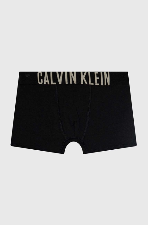 Otroške boksarice Calvin Klein Underwear 2-pack siva barva