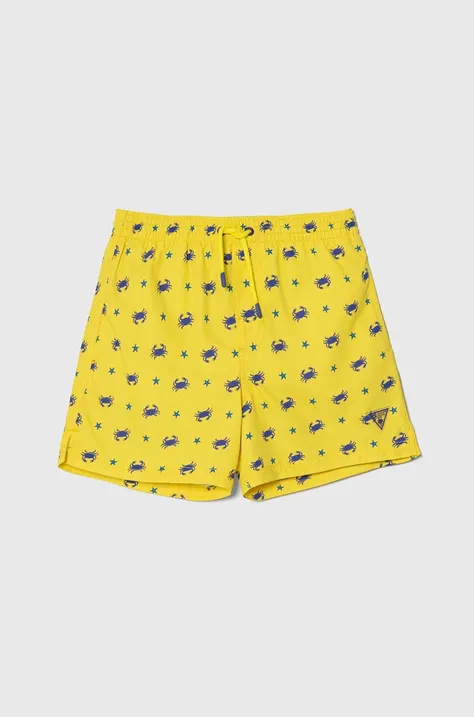 Dječje kratke hlače za kupanje Guess boja: žuta