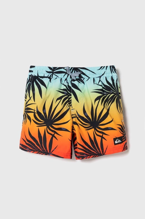 Quiksilver pantaloni scurti de baie copii MIX VLY BOY 12 culoarea portocaliu