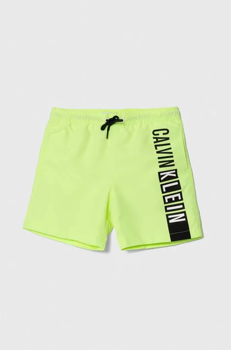 Calvin Klein Jeans gyerek úszó rövidnadrág zöld