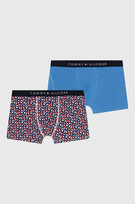 Tommy Hilfiger bokserki dziecięce 2-pack kolor niebieski