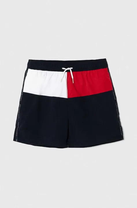 Tommy Hilfiger pantaloni scurti de baie copii culoarea albastru marin