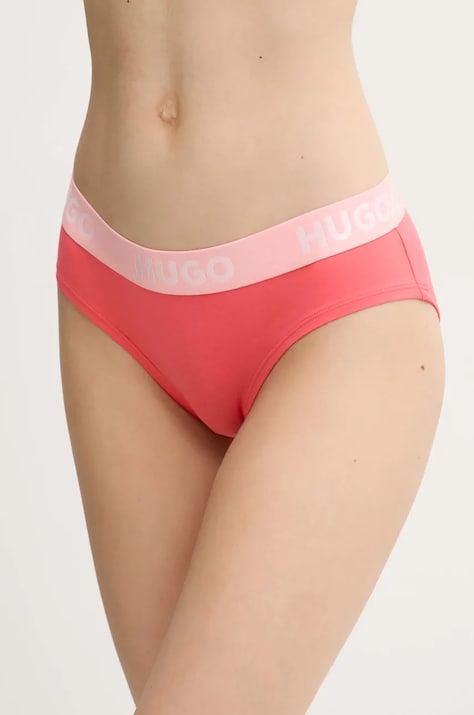 Kalhotky HUGO růžová barva, 50480165