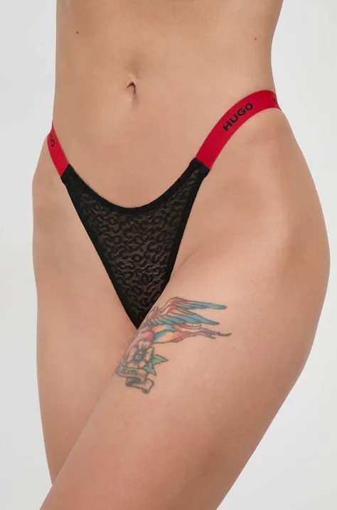 HUGO tanga culoarea negru 50508504