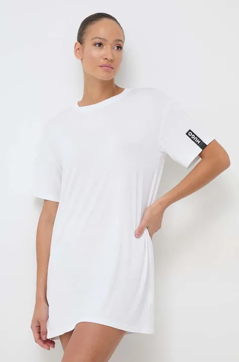 HUGO koszula nocna damska kolor biały