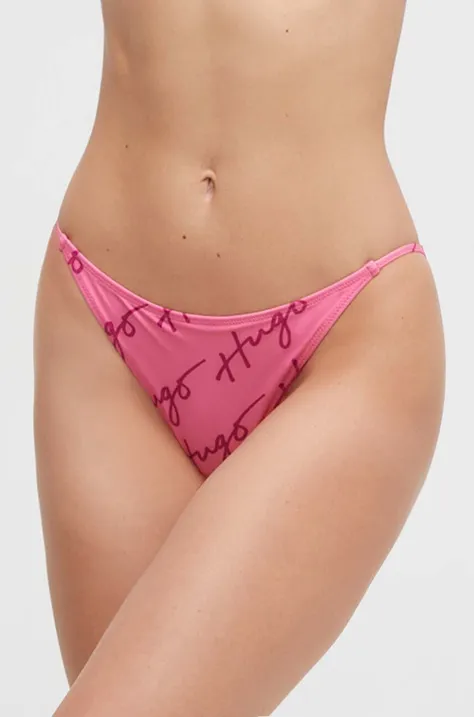 HUGO bikini alsó rózsaszín