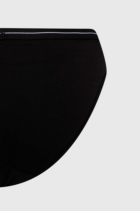 BOSS трусики жіночі з бавовною 3P BRIEF 3 шт — SS24-BID01J, чорний — фото 2