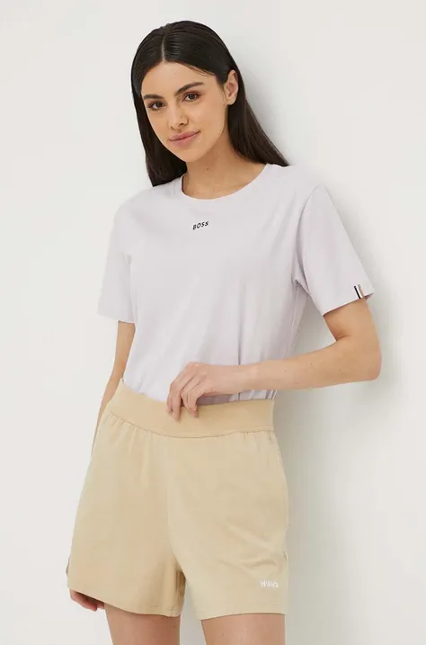 BOSS t-shirt női, lila