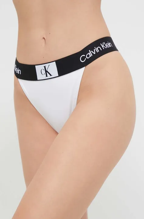 Calvin Klein chiloți de baie culoarea alb KW0KW02259