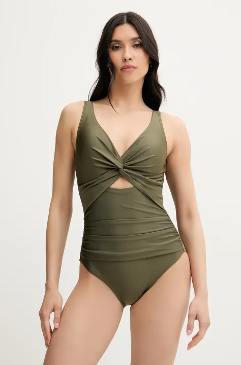 Цял бански Dkny в черно с леко подплатени чашки DI4MS518