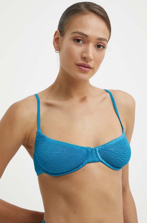 Bond Eye biustonosz kąpielowy GRACIE kolor niebieski miękka miseczka BOUND465