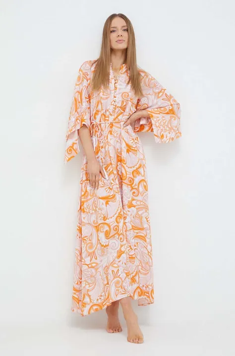 Obleka za na plažo Melissa Odabash oranžna barva