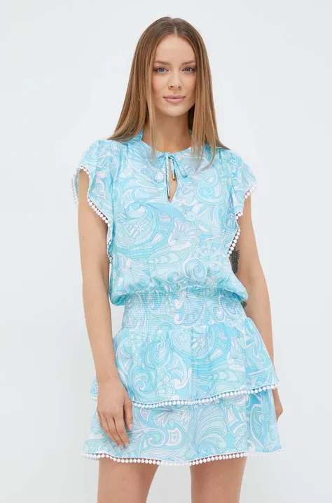 Melissa Odabash sukienka plażowa kolor niebieski