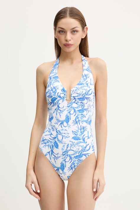 Melissa Odabash jednoczęściowy strój kąpielowy Tampa kolor niebieski lekko usztywniona miseczka Tampa