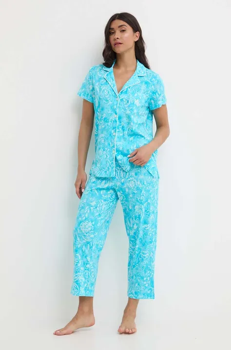 Пижама Lauren Ralph Lauren дамска в синьо ILN92331