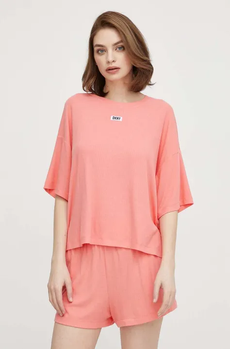 Dkny piżama damska kolor różowy YI50004