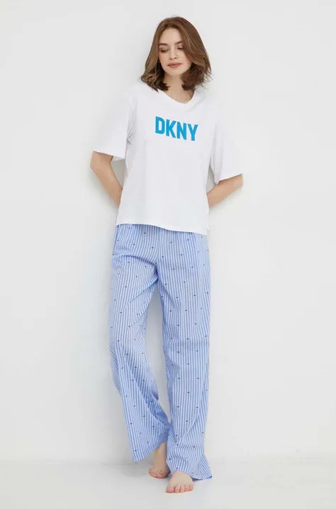 Πιτζάμα Dkny χρώμα: μοβ