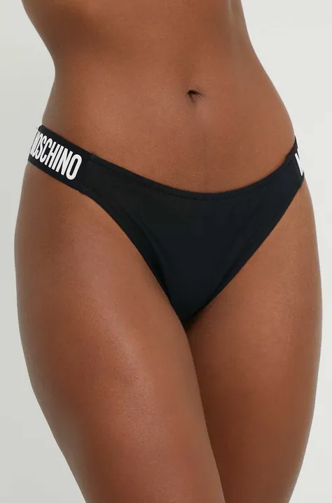 Moschino Underwear figi kąpielowe kolor czarny 241V2A59344901