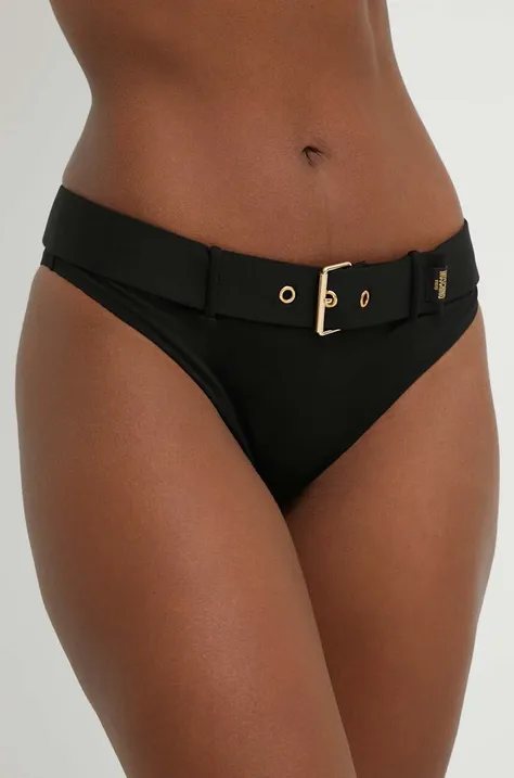Moschino Underwear figi kąpielowe kolor czarny 241V2A59829503