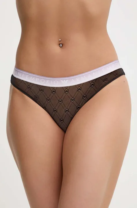 Gaćice Emporio Armani Underwear boja: crna, od čipke, 162525 4R205