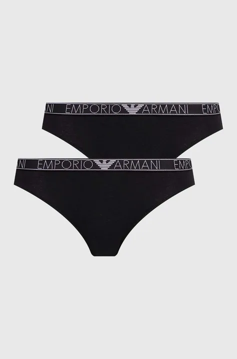 Spodnjice Emporio Armani Underwear 2-pack črna barva