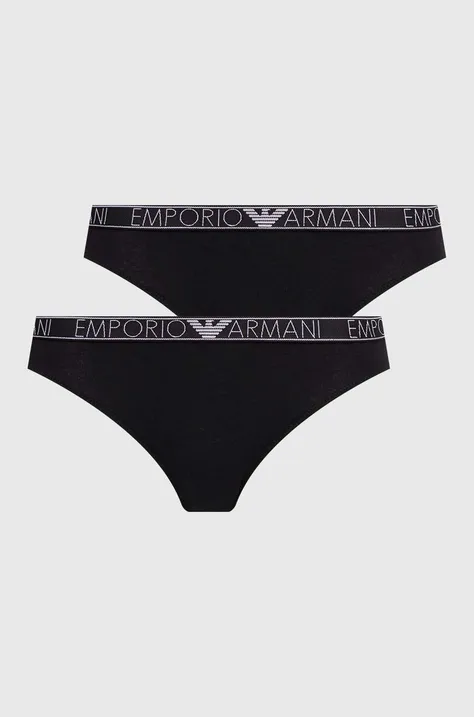 Труси Emporio Armani Underwear 2-pack колір чорний