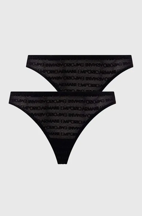 Emporio Armani Underwear bugyi 2 db fekete