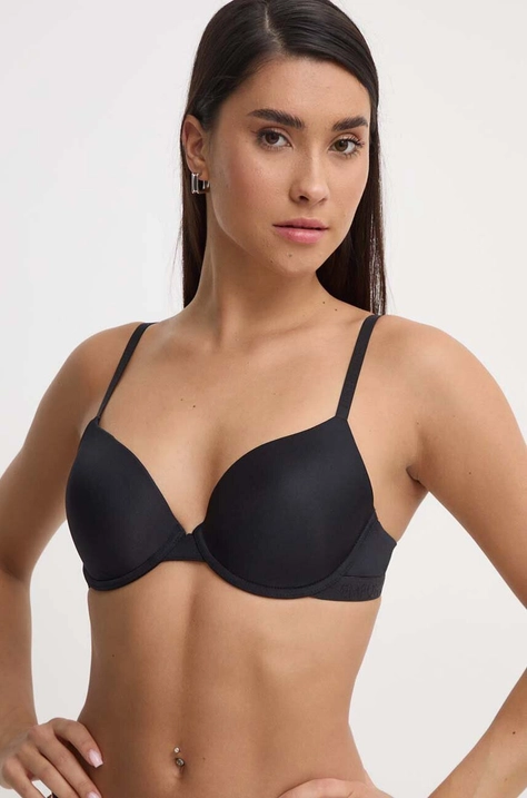 Podprsenka Emporio Armani Underwear čierna farba, jednofarebná, 164078 4R235