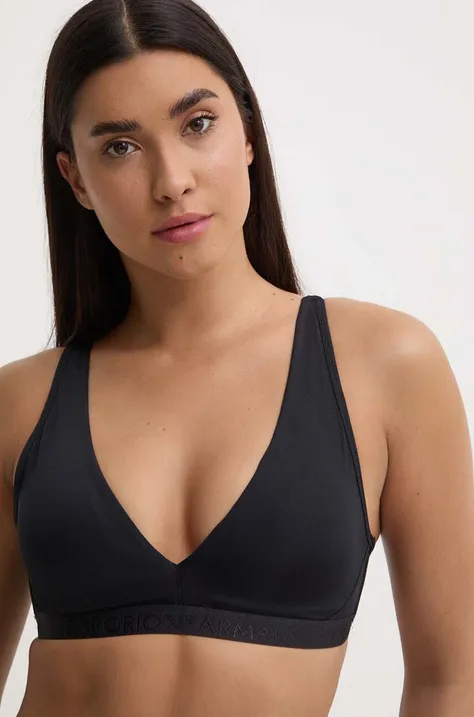 Podprsenka Emporio Armani Underwear čierna farba, jednofarebný, 164530 4R235