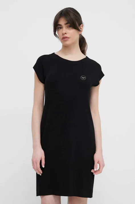 Emporio Armani Underwear koszula nocna damska kolor czarny